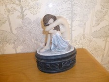 Clarecraft The Four Seasons Winter Casket MT04 Trinket Box VGC