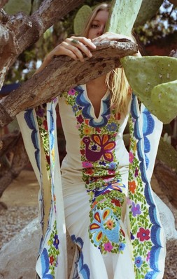 mexican kaftan dress