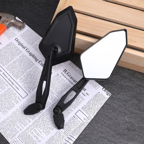 Polygonal Rearview Mirror Motorbike Mirrors Motorcycle Handlebar - Picture 6 of 11