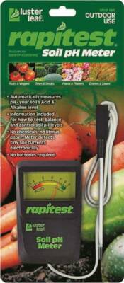 NEW LUSTER LEAF Rapitest 1840 Soil pH Meter Probe KIT WITH CLEANING PAD ...