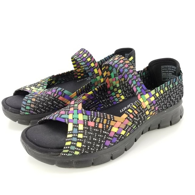 rainbow skechers sandals