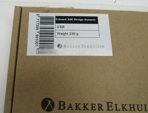 Bakker Elkhuizen S-board 840 Design Numeric Keypad - Afbeelding 4 van 4