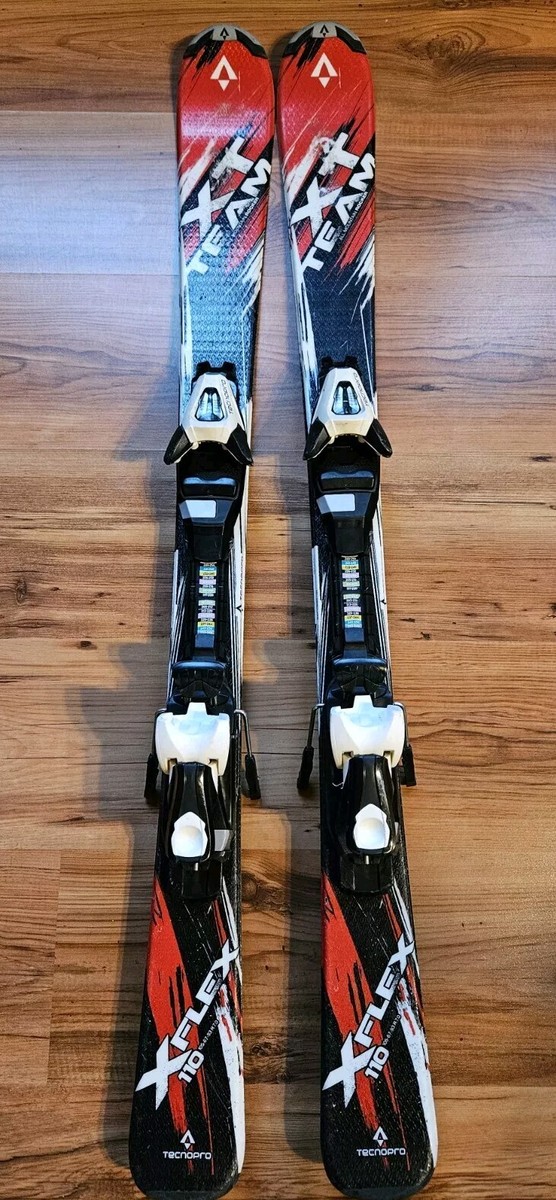 Kids Tecno Pro XT Team X Flex Youth Snow Skis with TC45 Bindings