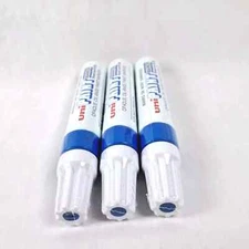 Uni-Paint 63733 PX-30 Oil-Based Permanent Marker, Bold Line, Blue, 3-Pack