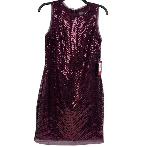 Vince Camuto Faux Leather Sheath Dress size 2 | eBay