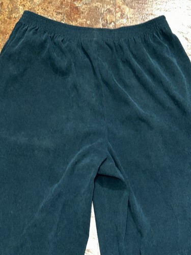 Alfred Dunner Pull On Straight Leg Women's Size 14 Green Corduroy Pants - Bild 12 von 12