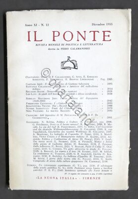 Die Brücke - Monatszeitschrift für Politik und Literatur - Jahrgang XI - Nr. 12 - 1955 