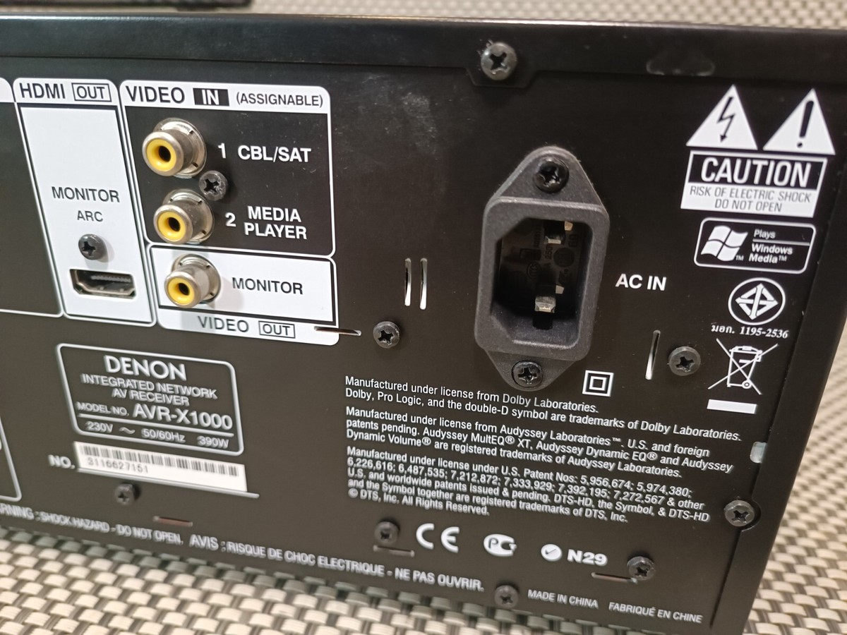 Denon AVR-X1000 Netzwerk AV Receiver Verstärker Amplifier | eBay