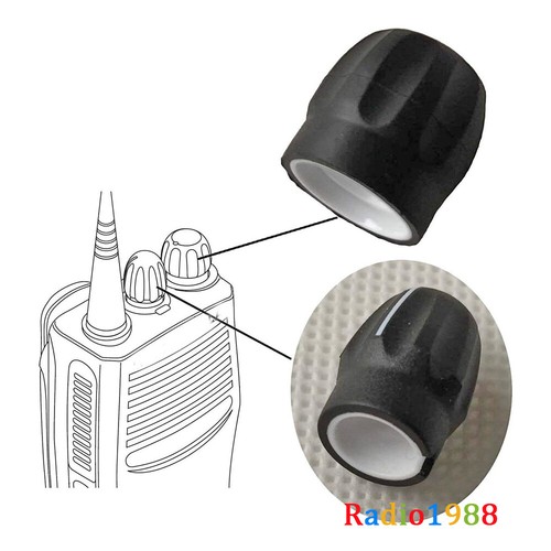volume & channel selector knob For GP328 GP338 HT750 HT1250 CP200 CP200D radio - Zdjęcie 2 z 3