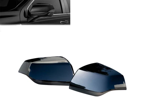 Replacement CLIP ON Gloss Black Side Mirror Cover For 21-23 GMC Yukon/Yukon XL