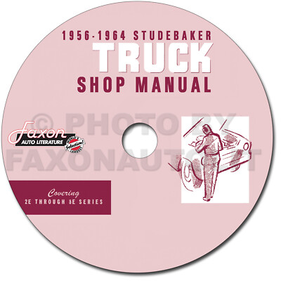 Studebaker Pickup Truck Shop Manuell Auf CD 1964 1963 1962 1961 1956-1960 Dienst