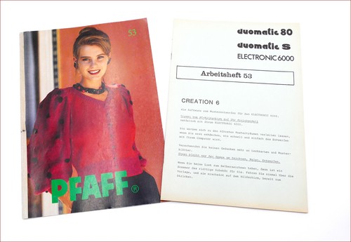 Pfaff Arbeitsheft+ Modellheft geeignet für Pfaff & Passap strickmaschine (10S24) - Picture 32 of 34