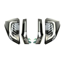 Red Lens Leds Tail Lamp Lights Clear Trim Fits Honda Jazz Fit GK 2015 2019