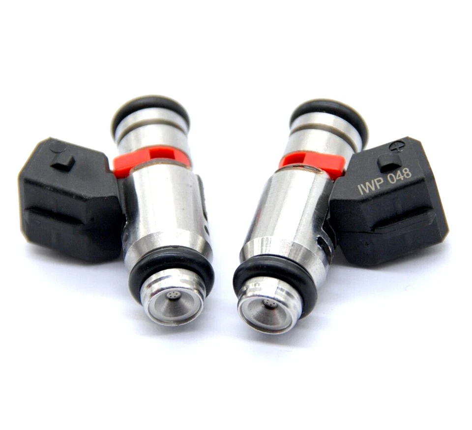 FUEL INJECTORS x2 APRILIA DUCATI GILERA MOTO GUZZI MV AUGUSTA PIAGGIO IWP-048 - Image 2 of 4