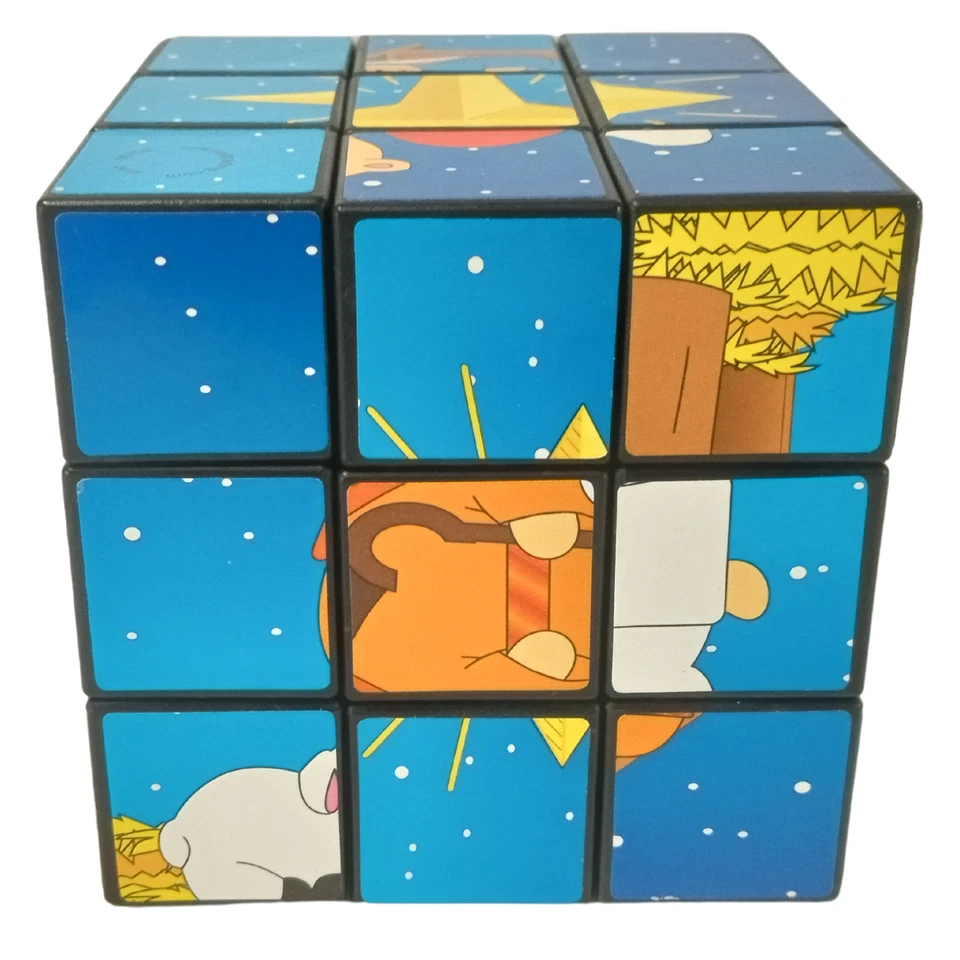 Nativity Puzzle Cube - Christmas Scene Block Puzzle - Image 2 of 4