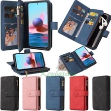 For Xiaomi Redmi Note 10 9 Pro 9s Mi 11 Lite Wallet Card Slot Leather Case Cover
