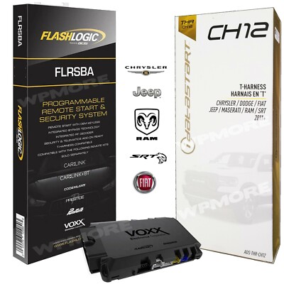 Flashlogic FLRSBA Remote Start 3X LOCK Start Chrysler Dodge Jeep RAM Model 2011+