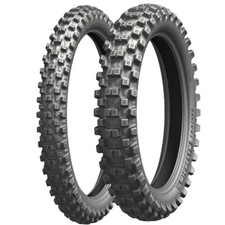 Coppia Pneumatici Gomme 80/100 21 + 110/90 19 Michelin Tracker Moto Cross Enduro