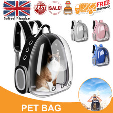 ASTRONAUT PET CARRIER BAG - TRANSPARENT BACKPACK DOGS CATS BREATHABLE FOR TRAVEL