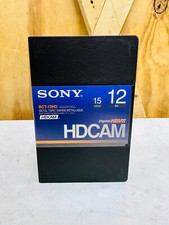Lot of Three Sony HDCAM BCT-12HD High Definition Digital Video Cassettes