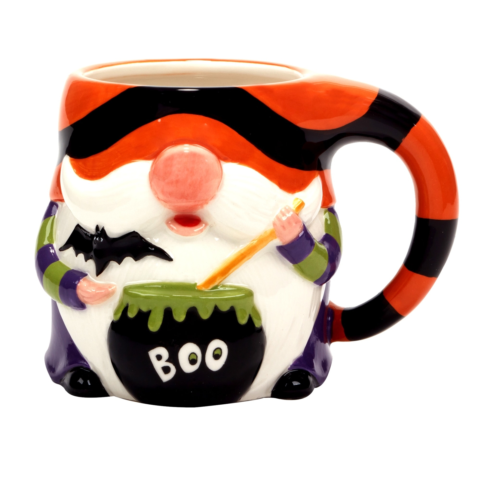 Certified International Halloween Gnomes 18 oz 3D Mugs for Spooky Fun