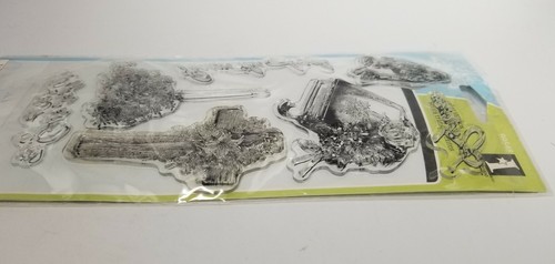 Inkadinkado Spiritual and Religious Clear Stamp Set 7pc prayer cross - Picture 2 of 12