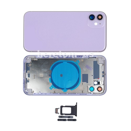 Tylna szklana obudowa Pokrywa Ramka Zamiennik do iPhone 11 BEZ małych części - Zdjęcie 7 z 7