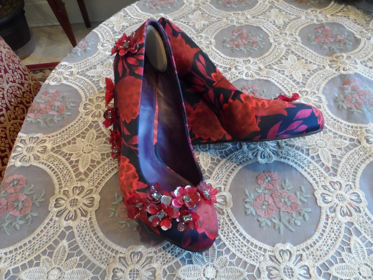 Tory burch wedge pumps cheap