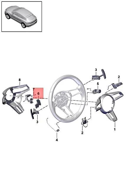 Genuine PORSCHE Macan 95B Control Unit Basic 95B959256K | eBay 