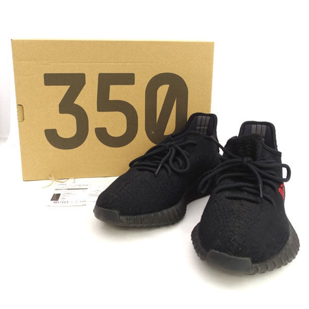 Adidas YEEZY Boost 350 V2 blackXred 27.5cm CP9652 Men's Men Boys Used GEIS-0 thumbnail 10