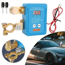 12V Auto Batterie Trennschalter Schalter Satz Doppelte Fernbedienung Automatisch