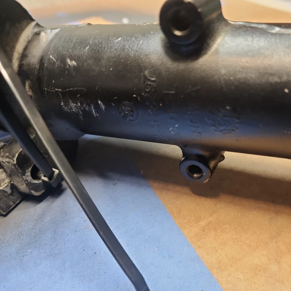 Conjunto de garfo BMW R100R R80R K75 Gabelholme Showa 41mm 2312297 2312298 - Imagem 4 de 4