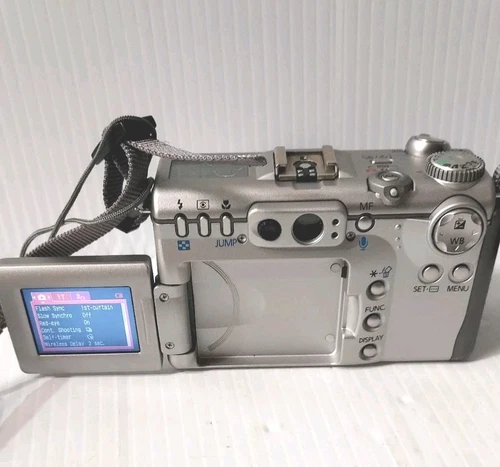 Canon PowerShot G3 Digital Camera 4MP Vintage Retro"PARTS ONLY" Box Damaged