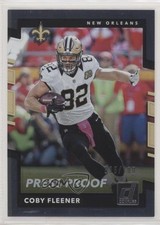 2017 Panini Donruss Press Proof Silver 35/100 Coby Fleener #131 jn1