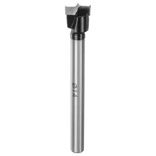 sourcing map Forstner Drill Bit 14mm (9/16") Tungsten Carbide Wood Forstner Bit