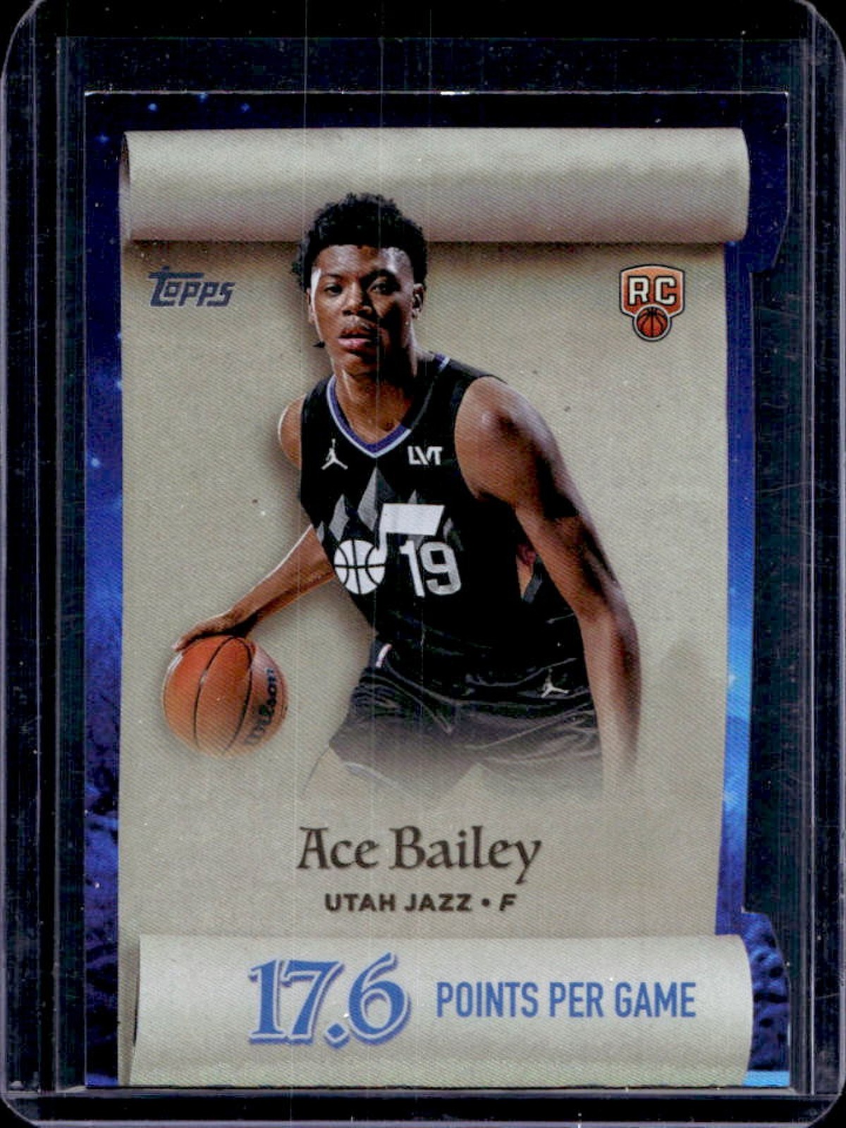 2025-26 Topps Holiday Ace Bailey Making The Nice List RC Rookie #ML-5 Jazz