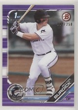 2019 Bowman Draft Purple 4/250 Peyton Burdick #BD-74 03xq