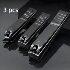 3 PCS Ultra Sharp Stainless Steel Fingernail & Toenail, Nail Clippers Set NEW