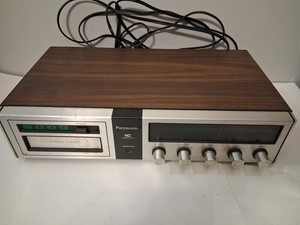 Panasonic AM FM Stereo 8-Track RE- 8030 Not Tested