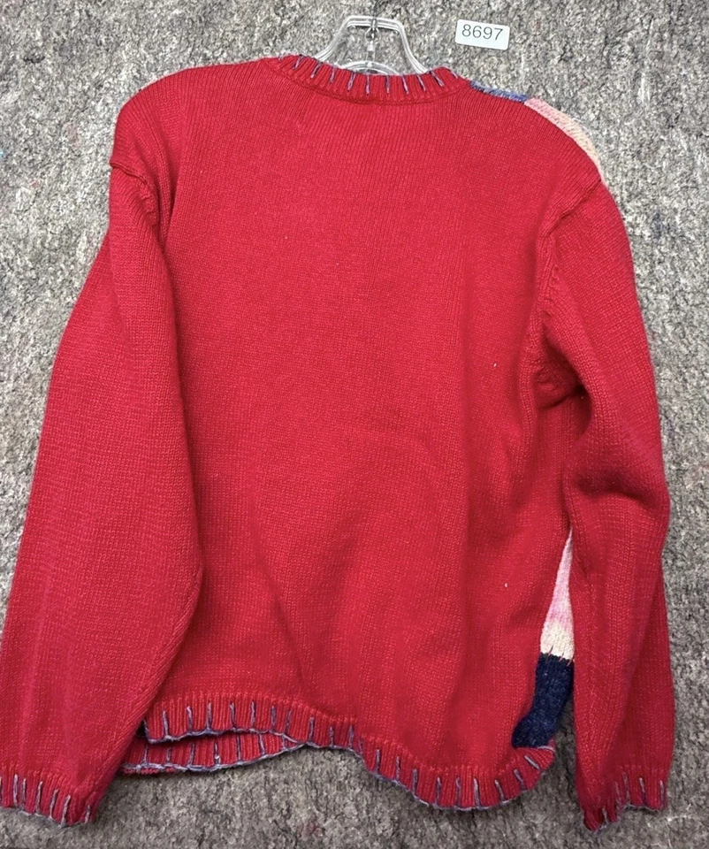 Vintage Heirloom Collectibles Sweater Cardigan Christmas Holiday Size XL - Image 2 of 4