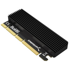 SABRENT M.2 Nvme SSD to Pcie X16/X8/X4 Adapter Card with Aluminum Heatsink, Easy