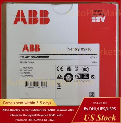 1pcs ABB Safety Relay Sentry BSR10 24VDC 2TLA010040R0000 Fast Shipping