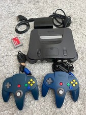 Nintendo 64 Console + 2 x Controllers, Scart Cable, Memory, Full N64 Set Up