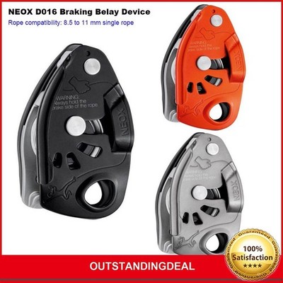 NEOX D016 Rock Climbing Assisted Braking Belay Device with Cam-assisted Blocking
