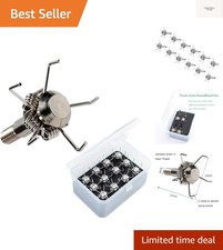 Small Game Arrow Tips - 100 Grain Blunt Judo Points with Carry Case, 12PK