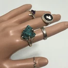 Vintage 925 Sterling Silver Rings Lot Of
