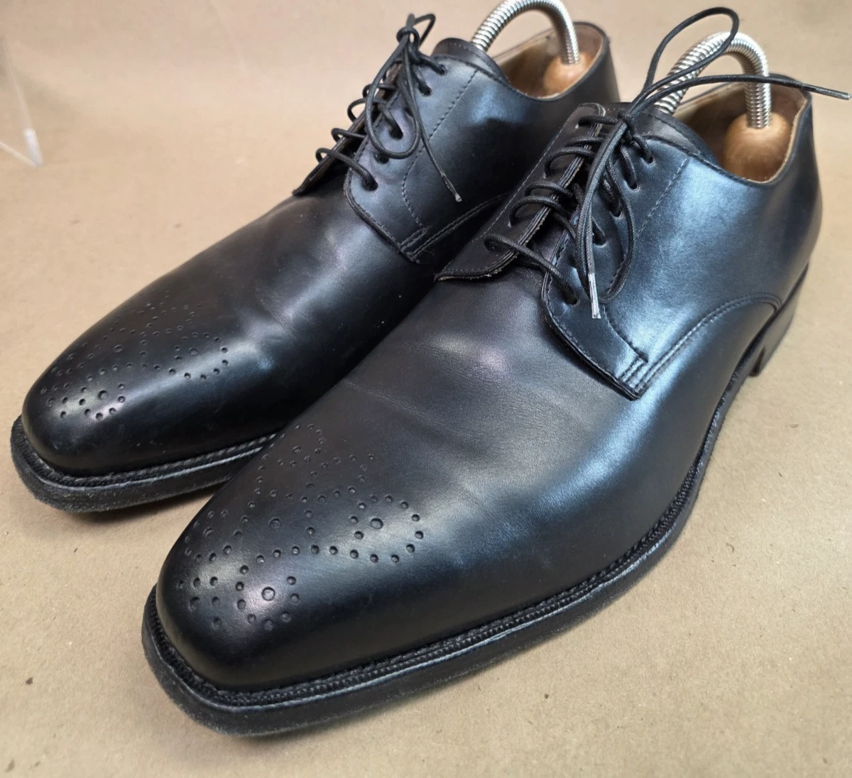Romano Martegani Boutique Line Woven Genuine Leather Loafers Men\'s Sz 8D Black romano martegani mens shoes products for sale | eBay main image 3