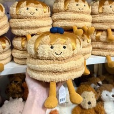 New Jellycat Amuseables Fran Pancakes Soft Plush Stuffed Toy Gift Inc Dust Bag