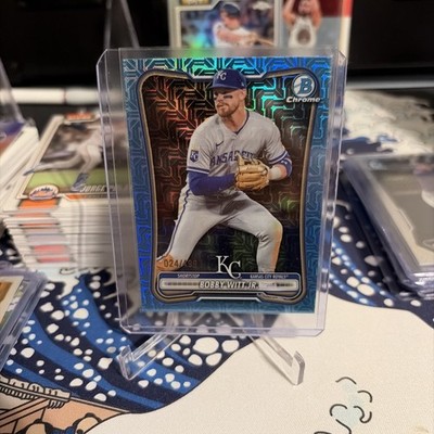 Topps 2025 Bowman Chrome Bobby Witt Jr. Royals Blue Mojo Refractor /499