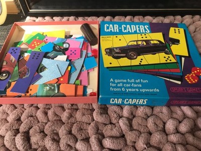 VINTAGE CAR-CAPERS SPIEL SPEAR'S GAMES KOMPLETT SPASS AUTO WÜRFELSPIEL 60er